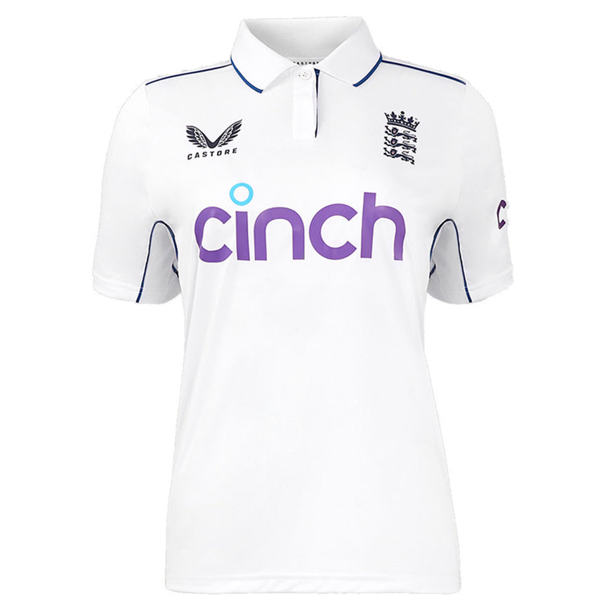 ECB Test Replica Polo Womens Short Sleeve Shirt - 2024