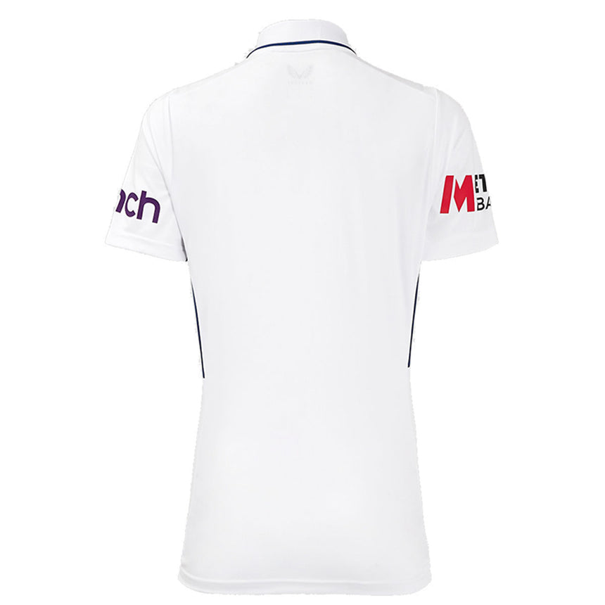 ECB Test Replica Polo Womens Short Sleeve Shirt - 2024