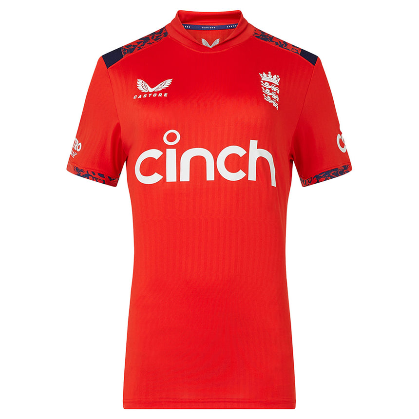 ECB T20 Replica Womens Short Sleeve Shirt - 2024