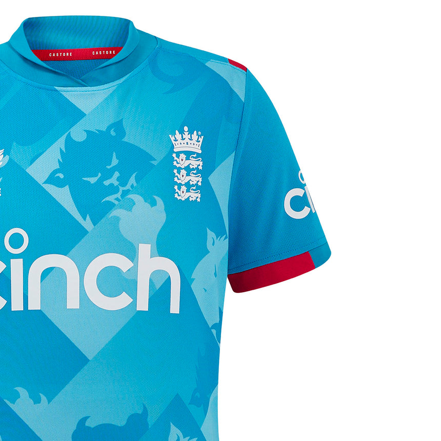 ECB ODI Replica Short Sleeve Junior Shirt - 2024