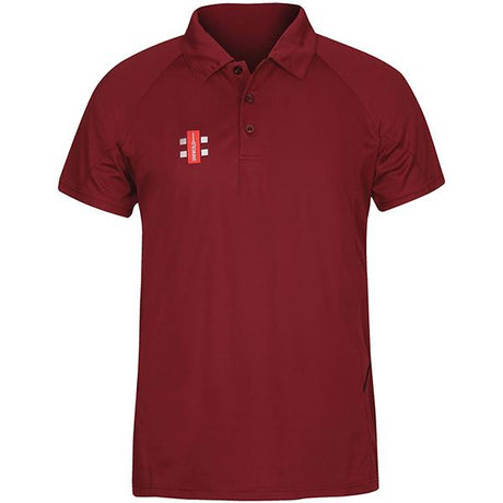 Gray-Nicolls Matrix Polo Shirt Maroon