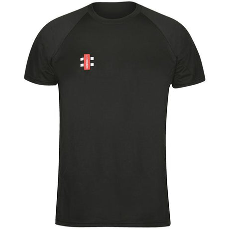 Gray-Nicolls Matrix Short Sleeve Junior Tee Shirt Black