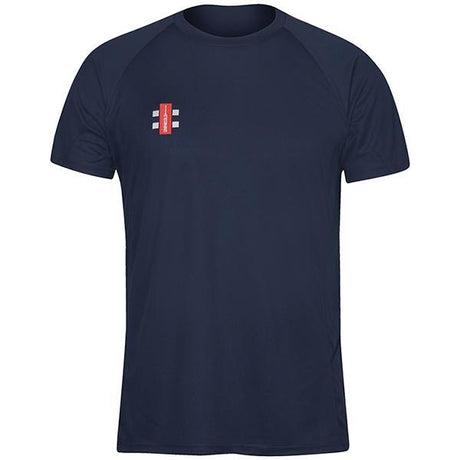 Gray-Nicolls Matrix Short Sleeve Junior Tee Shirt Navy