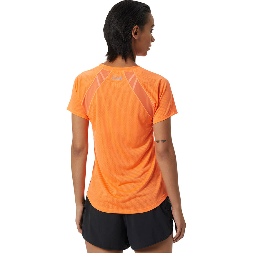 New Balance Graphic Impact SS Womens Running Shirt